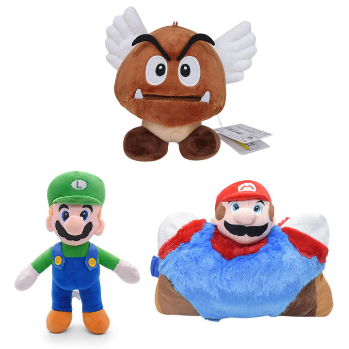 Super%20Mario%20Bros.%20Mario%20Luigi%20Goomba%20Yoshi%20Plush%20Toys%20Pillow%20Pokeys%20Bowser%20Mushroom%20Princess%20Peach%20Hats%20Soft%20Stuffed%20Dolls%20Gift%20-%20Image%203