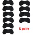 5Pairs Heel Insoles Patch Pain Relief Anti-wear Cushion Pads Feet Care Heel Protector Adhesive Back Sticker Shoes Insert Insole. 