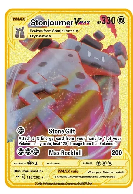 %E3%80%907Rings%20Store%E3%80%91(New)%20New%20Pokemon%20card%20metal%20Vmax%20Pikachu%20gold%20v%20card%20CHILDREN'S%20game%20card%20-%20Image%204