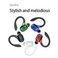【FUPANG】M-F8 Bluetooth 5.2 wireless earphone ear mini business headphone bass Cancelling sports gaming earbuds. 