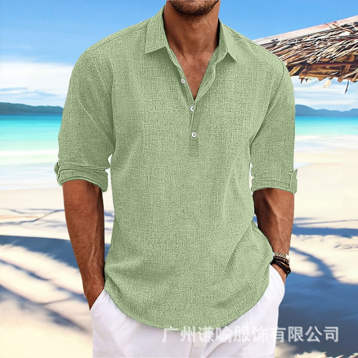 Men%20Long%20Sleeve%20Social%20Shirts%20Blouses%20Cotton%20Linen%20Shirt%20Man%20Turn-Down%20Collar%20Formal%20Shirts%20Casual%20Beach%20Shirt%20Man%20Clothing%203XL%20-%20Image%203