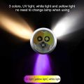 Jade Identification Torch 3 IN 1 LEDs Light Sources Portable Dedicated UV Flashlight Ultraviolet Gemstones Jewelry amber Money.