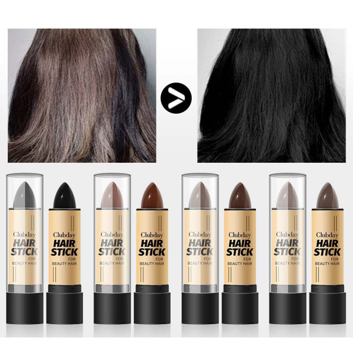 Disposable Hair Color Pen Long Lasting Fast Hair Dye To Cover White Quickly Temporary Hair Dye Stick Non-toxic Color Wax