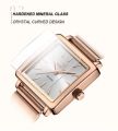 NAVIFORCE NF5048 Stylish Square Women’s Watch with Japanese Quartz Movement and Stainless Steel Strap.