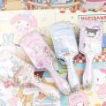 Sanrio Hair Brush Kuromi My Melody Kawaii Handle Combs Hello Kitty Cartoon Flowing Sand Series Comb Hair Cute Gifts for Children. 