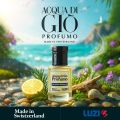 Acqua di Giò Profumo Perfume Oil – Swiss-Made Luxury Men’s Attar | Long-Lasting Fresh Aquatic & Woody Fragrance with Patchouli & Incense | Roll-On Perfume Oil. 