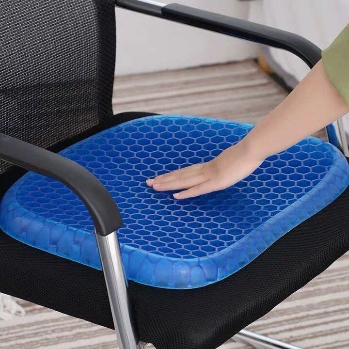 Egg Sitter Seat Cushion with Non-Slip Cover - Blue