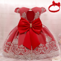 Baby Girls Christmas Dress 3 6 9 12 18 24 Months Toddler Newborn Lace Princess Dress 1 Year Old Birthday Party New Year Costume.