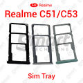 Realme C51 / C53 Sim Tray Micro SD Card Slot with Sim Ejector Pin Replacement Part:. 