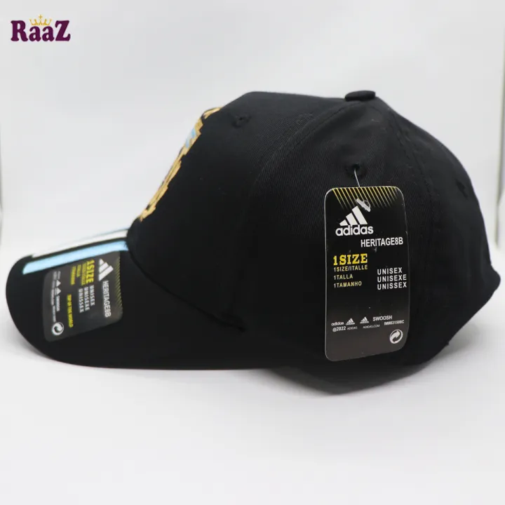 Black%20Argentina%20Three%20Star%20Embroidered%20AFA%20Logo%203-Stripe%20Cap%20-%20Image%203