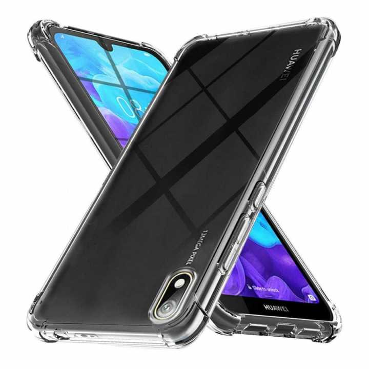 For Huawei Y5 Prime 2019 Soft Silicon Transparent Bumper Case Back Cover