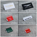 Random woven clothing labels tags for clothes,customized garment bags name main label tag(least 1000 pcs to customized) logo p.