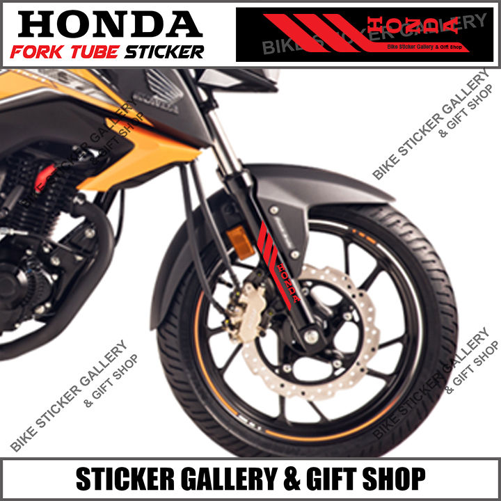 Fork Tube Sticker for HONDA Bike > IIL Design > 1 pair ( Waterproof & Premium quality)/ Sticker Gallery & Gift Shop