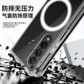 Applicable to Samsung ZFold4 Phone case W22 Official Transparent Magnetic Wireless Charging z fold3 Folding Protective Cover. 