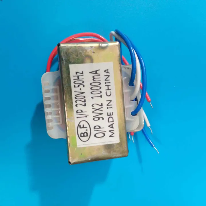 9V%201A%20Transformer%209-0-9V%201Amp%20Input%20AC%20220V%2050Hz%20Output%20DC%209%20Volt%201A%20Step%20Down%20Transformers%20For%20Power%20Supplies%20Electronic%20Project%20Adapters%20-%20Image%203