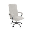 Soft Velvet Office Chair Cover Stretch Spandex Computer Chair Cover Thicken Rotating Gaming Chair Case with 2Pcs Armrest Covers.