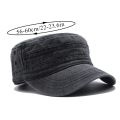 (NEW)Washed Cotton Army Hat Men's Caps Tactical Caps Flat Top Caps For Men Cadet Outdoor Tactical Cap Fishing Caps.