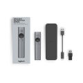 Logitech Spotlight Wireless Presentation Remote, 2.4 GHz and Bluetooth, USB-Receiver, Digital Laser Pointer, 30-Meter Operating Range, Dual Connectivity, Timer, PC/Mac/Android/iOS - Slate. 