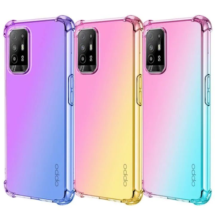 xprmy%20for%20Oppo%20A94%205G%20(6.43%20)/%20F19%20Pro%20Plus%20/%20A95%205G%20Multicolor%20Silicone%20TPU%20Casing%20Soft%20Buffer%20Thin%20Anti%20fall%20Corners%20solid%20color%20Phone%20Cover%20-%20Image%203
