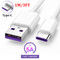 5A Supercharge USB Type C Data Cable Charger For Android Type C Interface Phone.