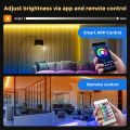 5M LED Strips Lights RGB Water Proof 16 Colors With Remote Control 2835 RGB. 