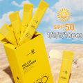 1/3/5/10pcs Breathable Sunscreen Spf50 Skin Care Isolation Waterproof Facial Moisturizer Single Pack Facial Sun Protection 3g.