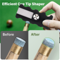 【3C VictoryEagle】Billiard Tip 5 in 1 of Pool Cue Tip Shaper, the Pool Cue Accessories for Effective and Rapid Repair Cue.