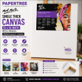 Mont Marte Premium Single Thick Canvas 12×16 Inch 30.5×40.6cm for Painting & Artwork. 