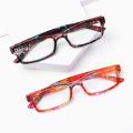 Fashion Reading Glasses Women Elegant Vintage Printed Frame Presbyopic Eyeglasses Urltra-Light Portable Comfortable Eyewear.
