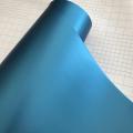 【Mary DAI Store】50x200 CM Blue Metallic Chrome Vinyl Film Car Sticker For Car Wrap Foil With Bubble Free.