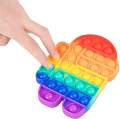 1 Among US Rainbow Pop-it Fidget Sensory Toy, Among US Popper Fidget Toys, Push & Pop Bubble Special Needs Stress Reliever Silicone - Popular Relaxing Game (Among US). 