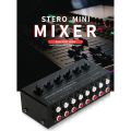 Stereo 6-Way Passive Mixer 6 in 2 Out Stereo Distributor Volume Control No Required. 