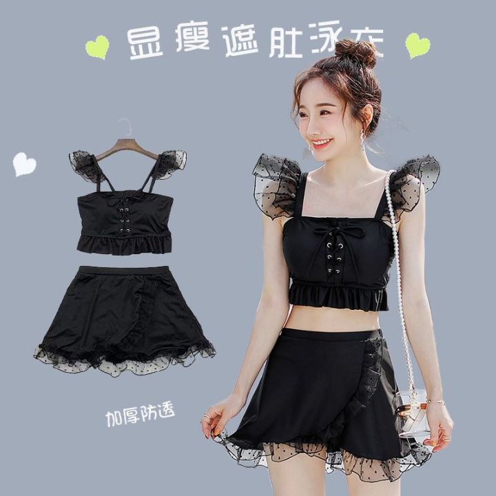 2023New%20Swimwear%20Super%20GirlinsWind%20Split%20Student%20Conservative%20Cover%20Belly%20Thin%20Small%20Chest%20Gathered%20Hot%20Spring%20-%20Image%209