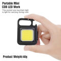 Mini LED Flash-light Work Light Portable Pocket Flas-hlight Keychains USB Rechargeable Small Light Corkscrew Waterproof Camping Lantern Magnet Design Fishing Emergency Lamp 3 Mode. 