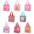 Thickened Valentine's Tote Bag Non Woven Laminated Wedding Party Bag Waterproof Fabric Tote Gift Shopping Bag for Valentine's. 