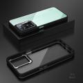 Oppo a57/oppo a77/oppo a77s  Electroplating Acrylic Back transparent Premium Mobile Cover Phone Cases. 