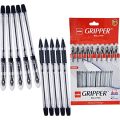 Cello Gripper Ball Pen -Black 10 Pens Pack. 