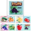 Baby Cloth Books Cute Touch and Feel Crinkle Fabric Book for Stroller Toys Kids Toddlers. 