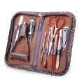 10pcs Nail Manicure Tools Set with PU Leather Case Stainless Nail Manicure Tools.