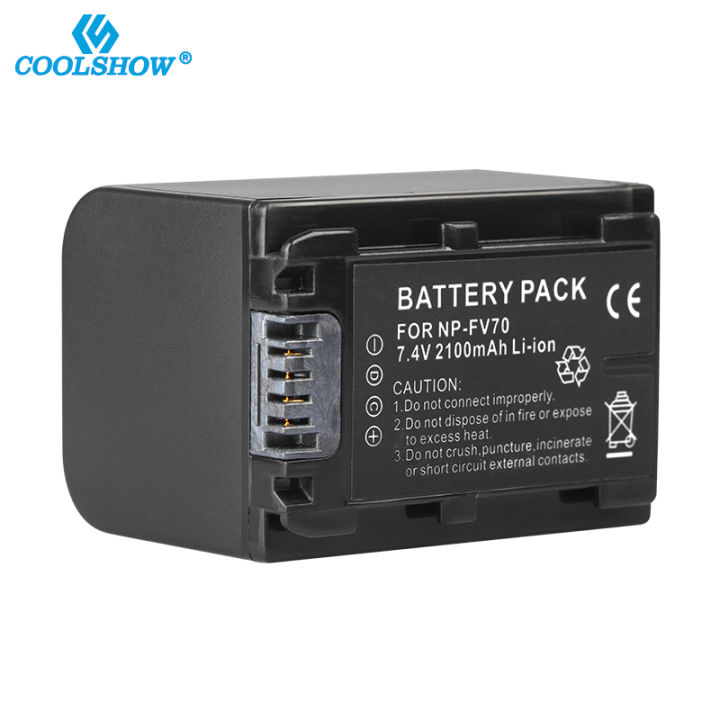 NP%20FV70%20NP-FV70%20NPFV70%20Battery%20for%20Sony%20NP%20FV50%20FV30%20HDR-CX230%20HDR-CX150E%20HDR-CX170%20CX300%20Z1%202100mAh%20Camera%20Batteries%20-%20Image%204