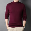Cashmere Men's Cashmere Sweater Daily Wear Solid Color Base Shirt Half Turtleneck for Autumn/Winter Fashion Dressy Gift Special Occasions Men. 