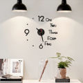 3D Mirror Wall Clock Modern Design Creative Acrylic Quartz Wall Clocks Stickers Podazz. 