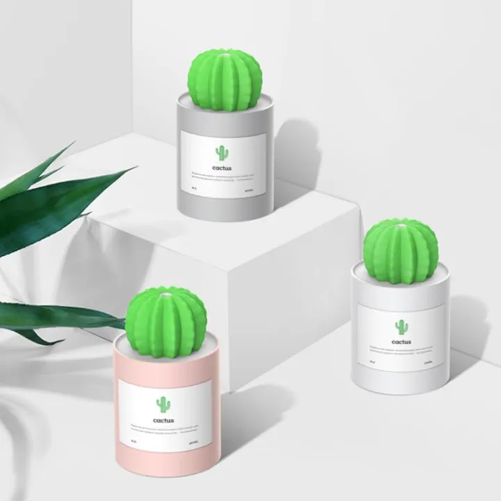 USB%20Air%20Humidifier%20Cactus%20Timing%20Aromatherapy%20Diffuser%20280Ml%20,White%20-%20Image%204