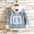 Novelty Kpop Lil Peep Denim Jacket Coat Hoodies Boys/Girls Pullovers Harajuku Casual Long Sleeve Spring Autumn Smiley LOVE TOPS.