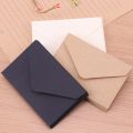 20PCS Classical Kraft Blank Mini Paper Window Envelopes Wedding Invitation Envelope Gift Envelope(Brown). 
