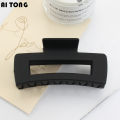 Hair Volume Large Frosted Grip Square Clip Simple Elegant Hair Clip Big Head Updo Shark Clip Hair Accessories Ornament. 