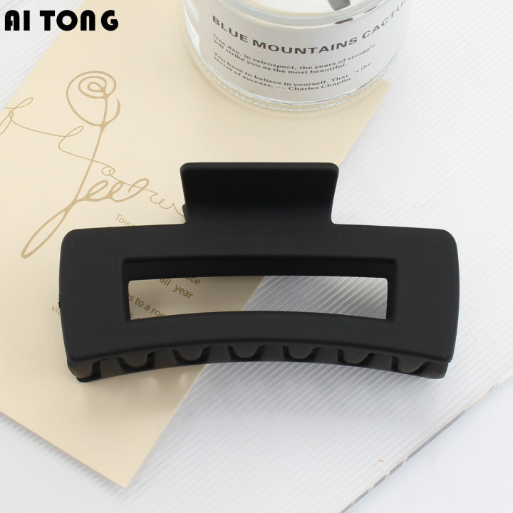 Hair%20Volume%20Large%20Frosted%20Grip%20Square%20Clip%20Simple%20Elegant%20Hair%20Clip%20Big%20Head%20Updo%20Shark%20Clip%20Hair%20Accessories%20Ornament%20-%20Image%208