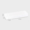 White Pencil Box  Transparent Stationery Case Frosted Office Supplies Pencil Bag for School Office Students Stationery Storage Desk Organization. 