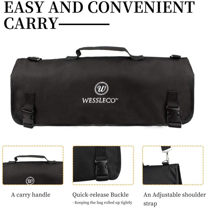 WESSLECO%20Knife%20Bag%20Nylon%20Chef%20Roll%20Bag%20with%208%20Pocket%20for%20Kitchen%20Accessories%20Portable%20Knives%20Case%20Holder%20-%20Image%203