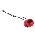 Scuba Diving Threaded Dust Cap Din 5/8-14NPS Dust Cap Aluminium Dust Cap Tank Valve End Cap Accessory Part Red. 